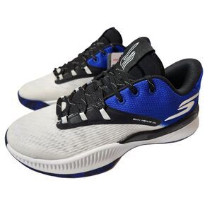 Skechers SKX Nexus Basketball Shoes Men’s 9.5 White/Blue
